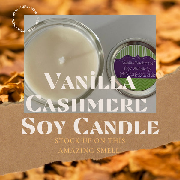 Vanilla Cashmere Soy Wax Candle