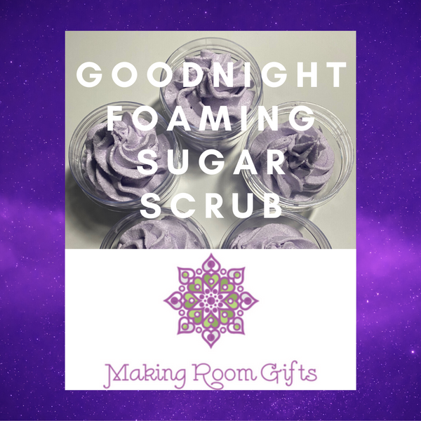 Goodnight Foaming Sugar Scrub