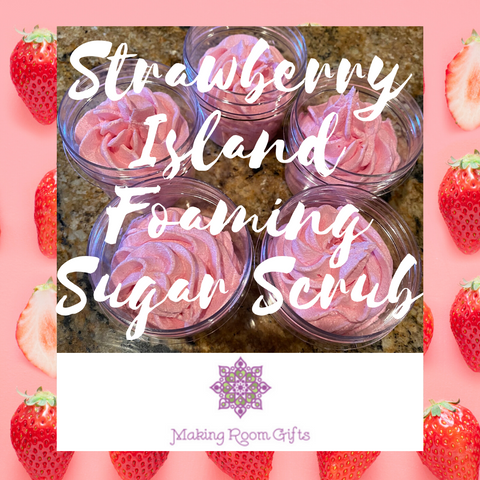 Strawberry Island Foaming Sugar Scrub